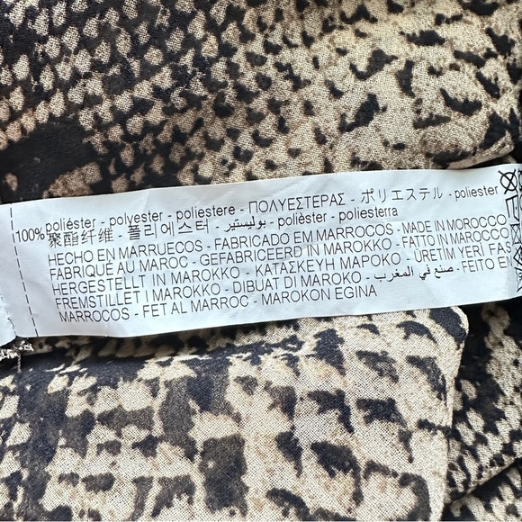 ZARA WOMAN Leopard Print Blouse – Size L - Picture 7 of 7